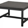 Vintage Lakrits Soffbord 80x80 Svart