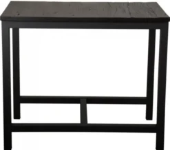 Vintage Lakrits Tilläggsbord 58x90cm Svart