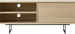 Vision TV-Bänk Vitpigmenterad Ek 120cm