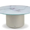 Voyage Soffbord 100 cm Gold & Glass