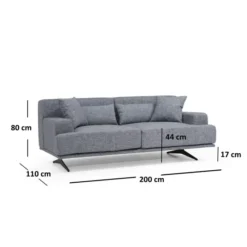Willow 2-sits soffa Grå