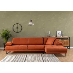 Windhoek Small (178 x 100 x 155 cm) Orange Hörnsoffa Höger