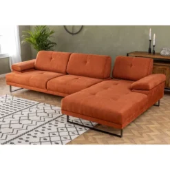 Windhoek Small (178 x 100 x 155 cm) Orange Hörnsoffa Höger