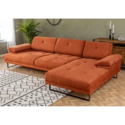 Windhoek Small (178 x 100 x 155 cm) Orange Hörnsoffa Höger