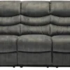 Winfield 3-Sits Reclinersoffa Grått Tyg
