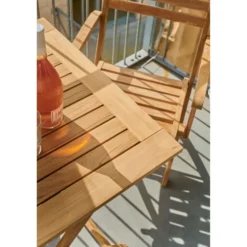 York 70x70 cm Klaffbord Teak