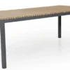 Zalongo Bord 200x100 cm Teak/Grå Alu