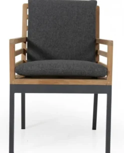 Zalongo Stol Teak/Grå Alu
