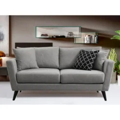 Zanzibar 2-sits (170 x 94 x 88 cm) Grå 2-sitssoffa
