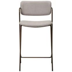 Zed Barstol Cashmere bouclé, Antique Brass