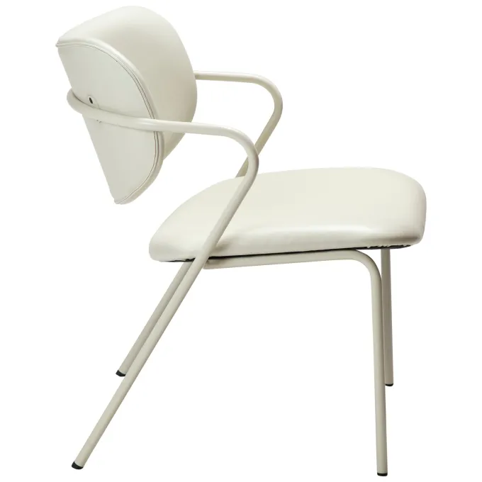 Zed Loungefåtölj Bone White